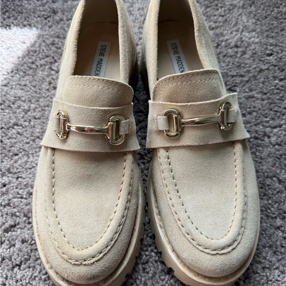 Steve Madden Lando Loafers Tan Suede size 11 - Picture 11 of 12